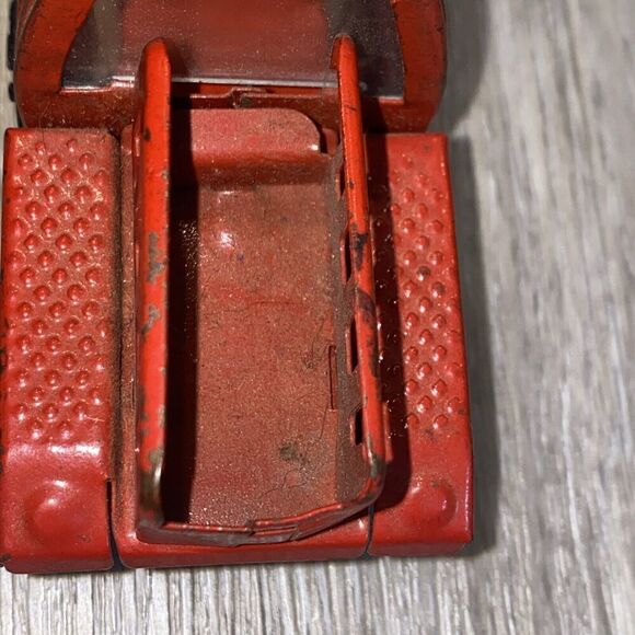 Vintage 1960s Buddy L Pressed Steel Red Pick-Up Truck 3" Metal #H323 - Picture 9 of 9
